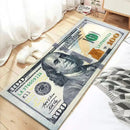 Tapete Cash Canvas com Nota de Cem Dólares - HOMEFY