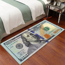 Tapete Cash Canvas com Nota de Cem Dólares - HOMEFY