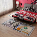 Tapete Cash Canvas com Nota de Cem Dólares - HOMEFY