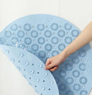 RelaxaPé - Tapete Massageador para Banheiro Silicone Antiderrapante - HOMEFY