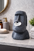 Dispensador de lenço estilo Moai