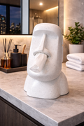 Dispensador de lenço estilo Moai