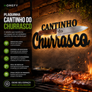 Placa Cantinho Do Churrasco