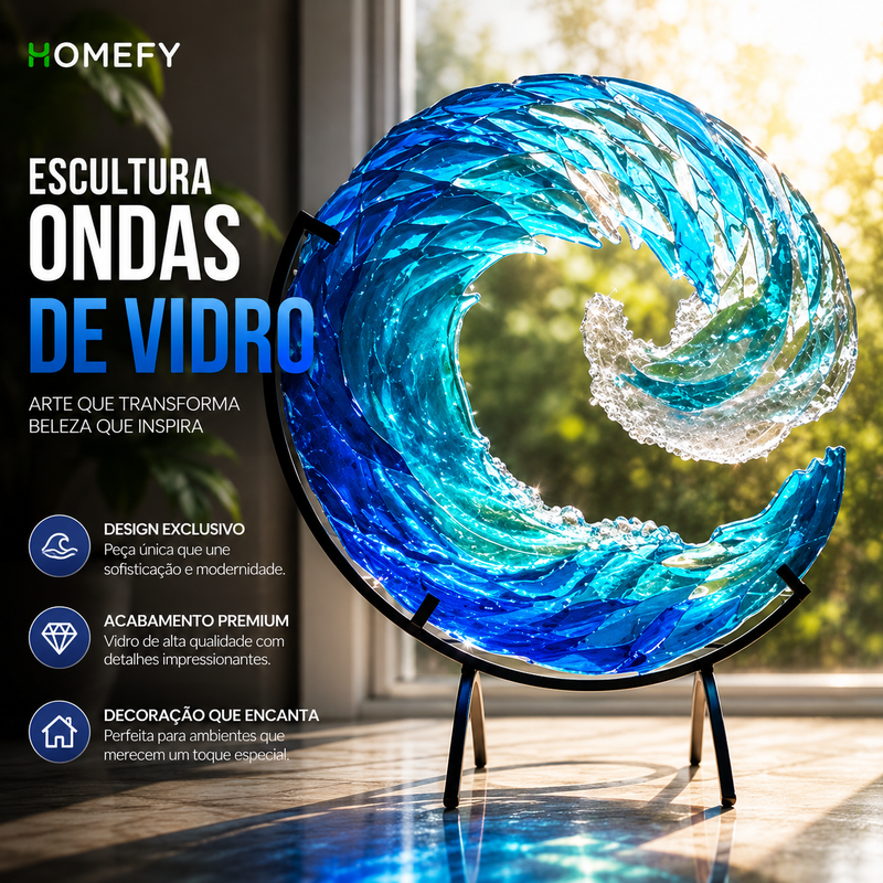 Escultura Eco Oceânica Homefy