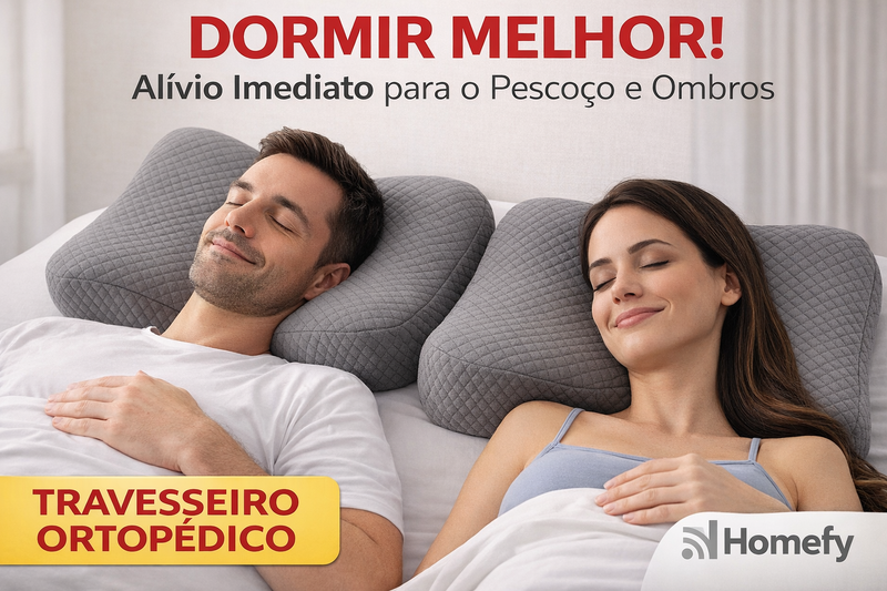 Travesseiro Cervical Ergonômico Homefy