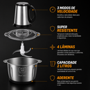 Triturador de Alimentos e Descascador de Alho MixPro™