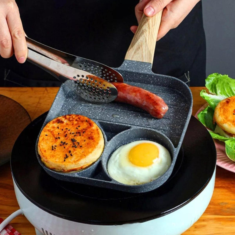 MultiPan Gourmet™ - Frigideira Antiaderente 3/4 Divisórias - HOMEFY