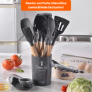 CookEase - Kit Premium de Utensílios em Silicone 12 Peças - HOMEFY