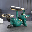 Buddy Garçom - Escultura Cão Garçom em Resina - HOMEFY