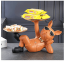 Buddy Garçom - Escultura Cão Garçom em Resina - HOMEFY