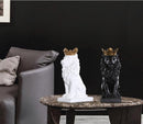 Estatueta Leão Imperador Homefy - HOMEFY