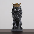 Estatueta Leão Imperador Homefy - HOMEFY