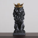 Estatueta Leão Imperador Homefy - HOMEFY