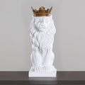 Estatueta Leão Imperador Homefy - HOMEFY