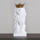 Estatueta Leão Imperador Homefy - HOMEFY