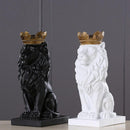 Estatueta Leão Imperador Homefy - HOMEFY
