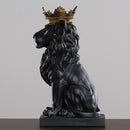 Estatueta Leão Imperador Homefy - HOMEFY