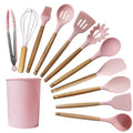 CookEase - Kit Premium de Utensílios em Silicone 12 Peças - HOMEFY