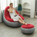 Sofá inflável Air - com assento para os pés - HOMEFY