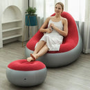 Sofá inflável Air - com assento para os pés - HOMEFY
