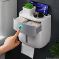 Suporte de Papel Hgiênico Moderno - LuxeHolder - HOMEFY