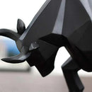 Escultura Touro Esculpido Geo Homefy - HOMEFY