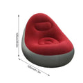 Sofá inflável Air - com assento para os pés - HOMEFY