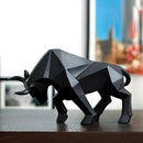 Escultura Touro Esculpido Geo Homefy - HOMEFY