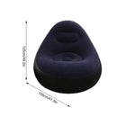 Sofá inflável Air - com assento para os pés - HOMEFY