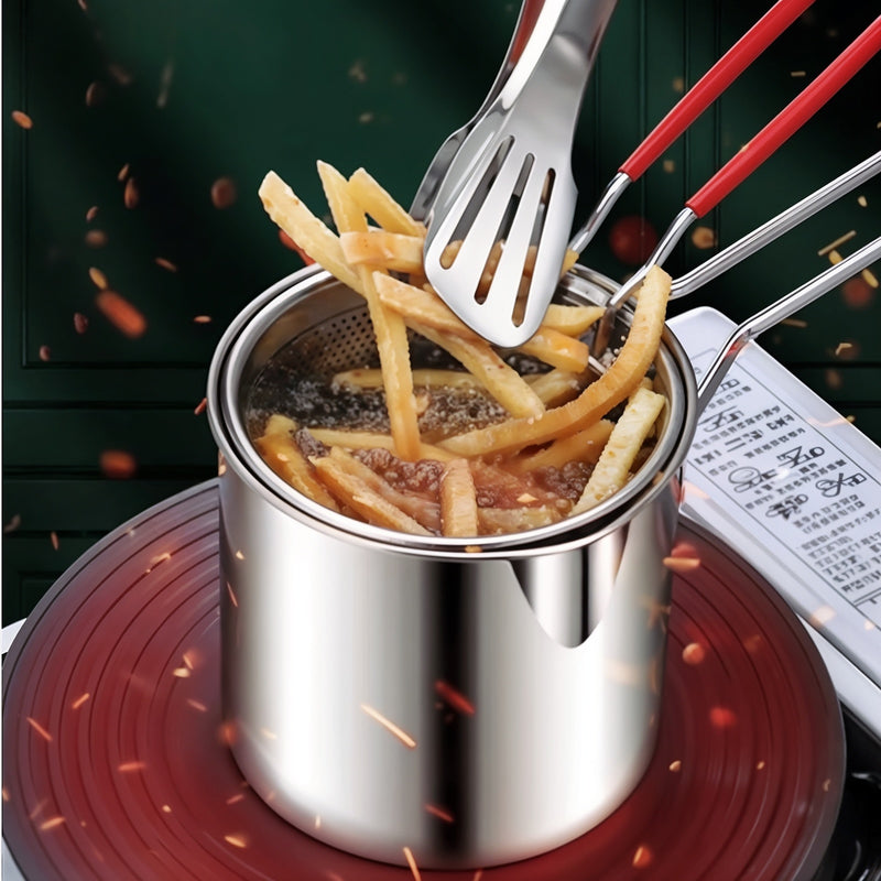 FritaChef™ - Mini Fritadeira em Aço Inoxidável - HOMEFY