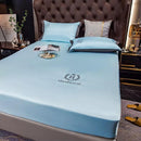 Conjunto Sleep Luxury™ / Lençol de Seda Cetim + Fronhas - HOMEFY