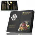 Conjunto de Talheres Dourado Luxy 24 Peças - HOMEFY