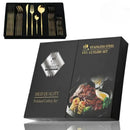 Conjunto de Talheres Dourado Luxy 24 Peças - HOMEFY