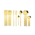 Conjunto de Talheres Dourado Luxy 24 Peças - HOMEFY
