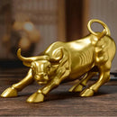 Escultura Touro de Wall Street Dourado Homefy - HOMEFY