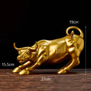 Escultura Touro de Wall Street Dourado Homefy - HOMEFY