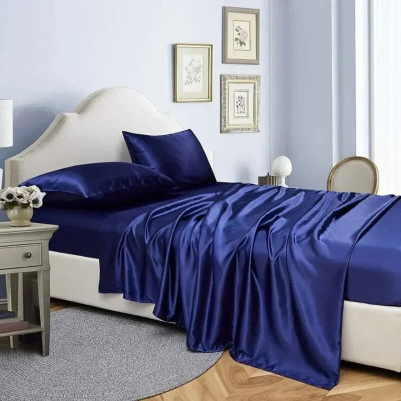 Jogo de Cama em Seda Nivia 4 Peças - Homefy - HOMEFY