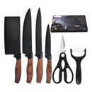 ChefSharp Premium - Kit de Facas Inox 6 Peças - HOMEFY