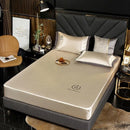 Conjunto Sleep Luxury™ / Lençol de Seda Cetim + Fronhas - HOMEFY