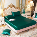 Conjunto Premium Silk Homefy™ de Lençol + Fronhas em Cetim - HOMEFY