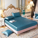 Conjunto Premium Silk Homefy™ de Lençol + Fronhas em Cetim - HOMEFY