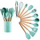 CookEase - Kit Premium de Utensílios em Silicone 12 Peças - HOMEFY