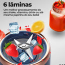 Liquidificador Portátil sem Fio - Power Mix