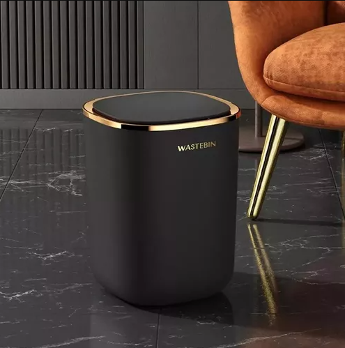 Lixeira Automática Wastebin TouchFree para Banheiro e Cozinha - HOMEFY