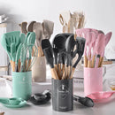 CookEase - Kit Premium de Utensílios em Silicone 12 Peças - HOMEFY